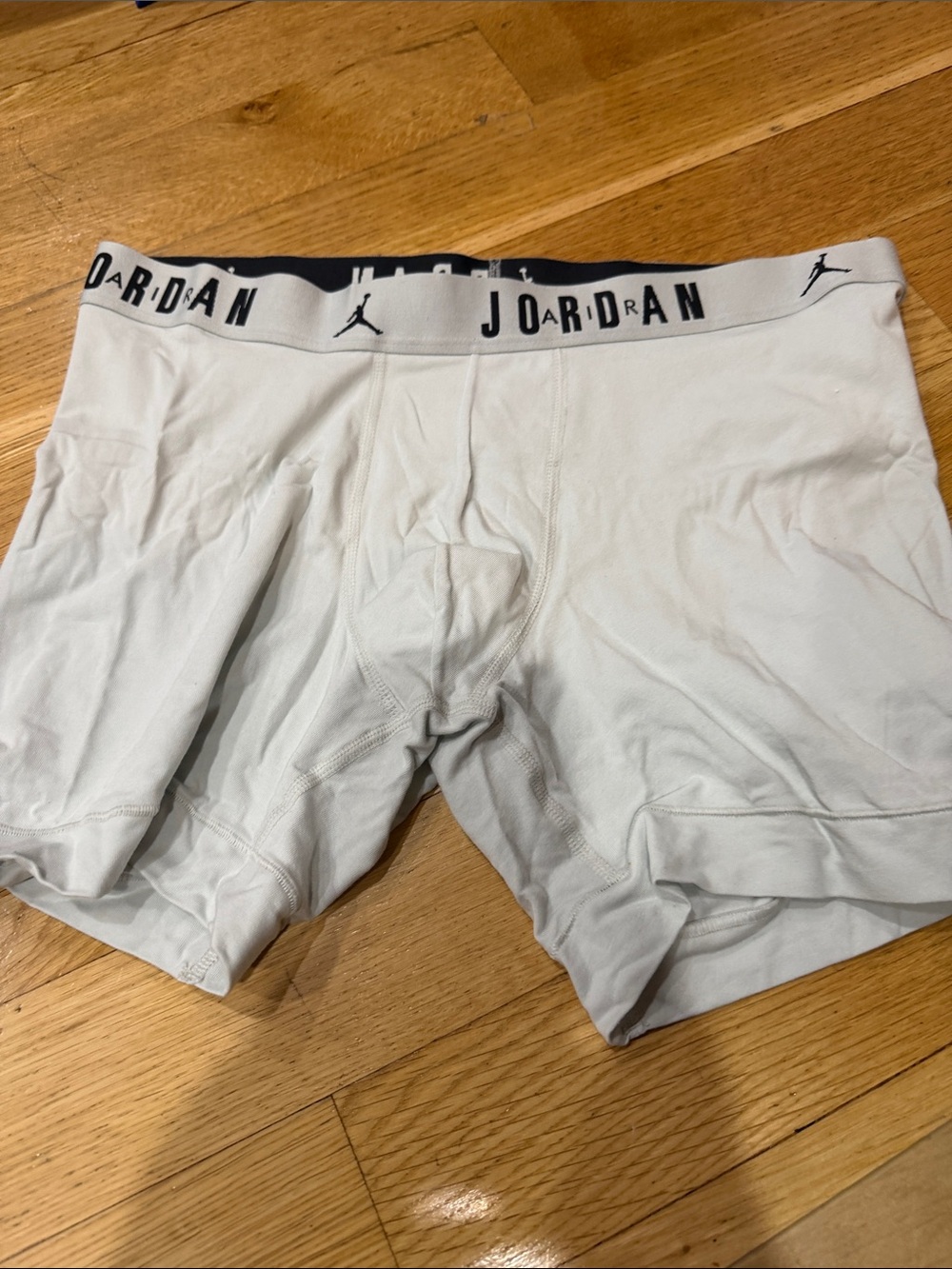 Jordan Men's White Performance Boxer Briefs.Cotton
